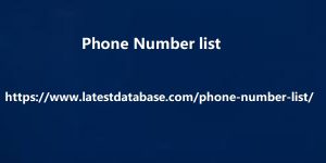 Phone Number list