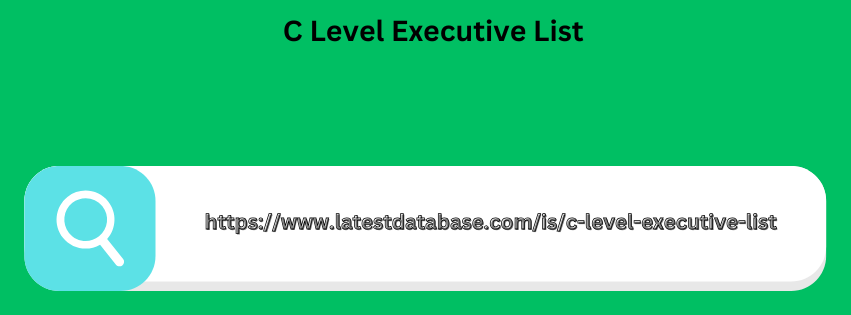 C Level Executive List