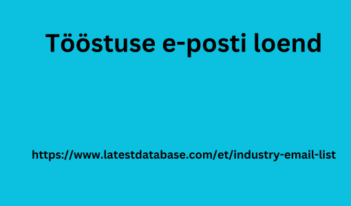 Tööstuse e-posti loend