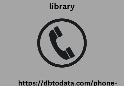 phone number library