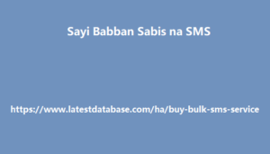 Sayi Babban Sabis na SMS