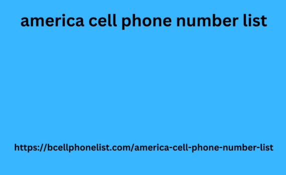 america cell phone number list