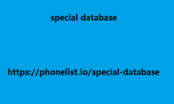 special database