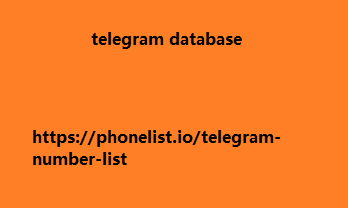 telegram database