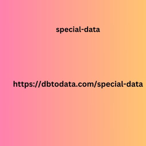 special data