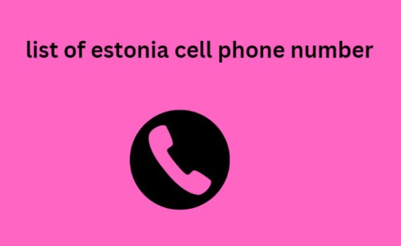 list of estonia cell phone number