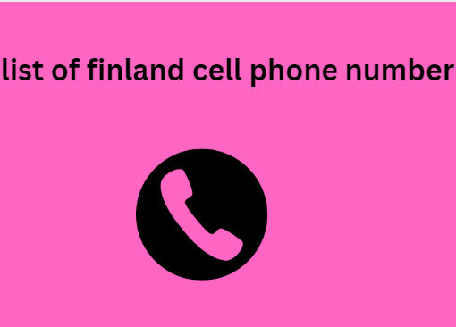 list of finland cell phone number