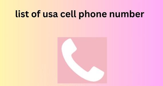 list of usa cell phone number