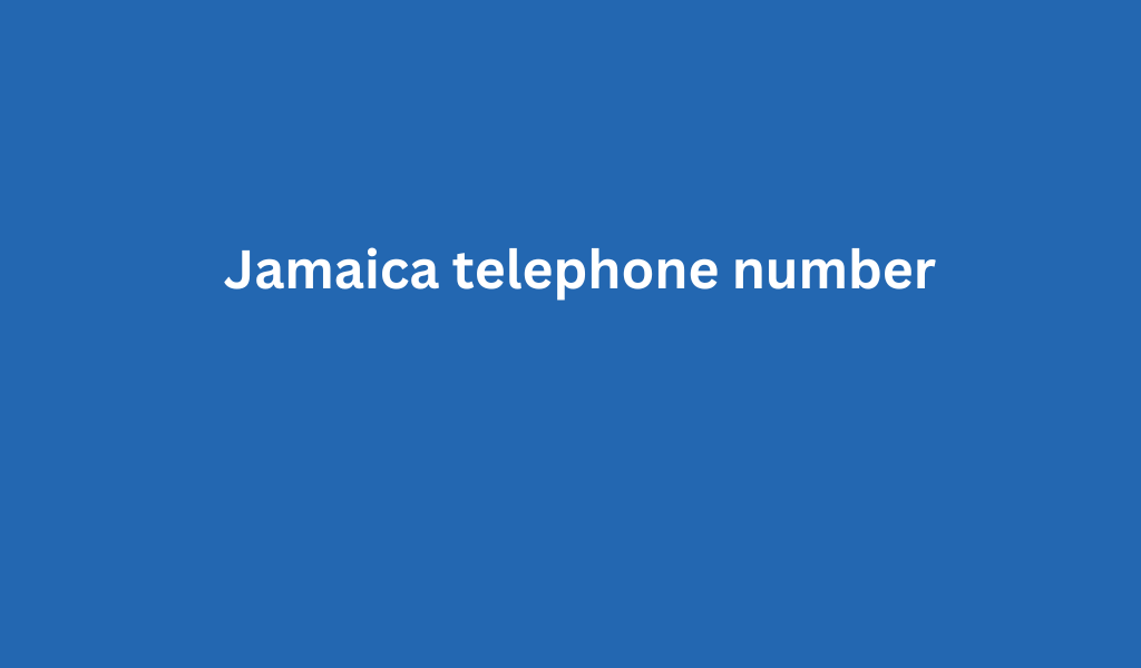 Jamaica telephone number