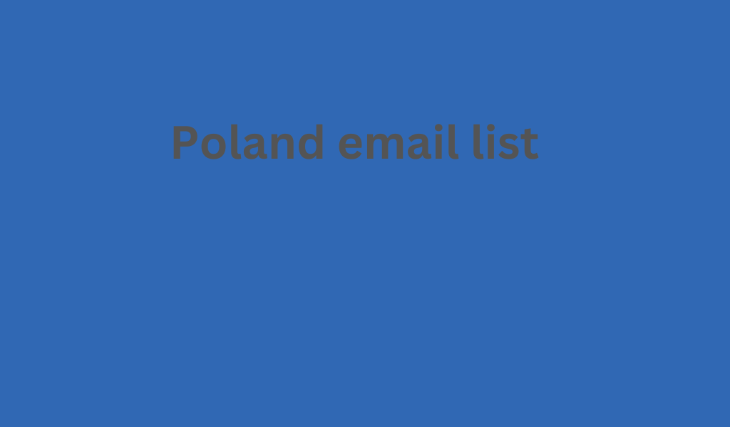 Poland email list