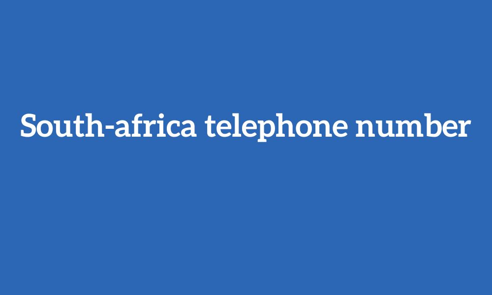 South-africa telephone number